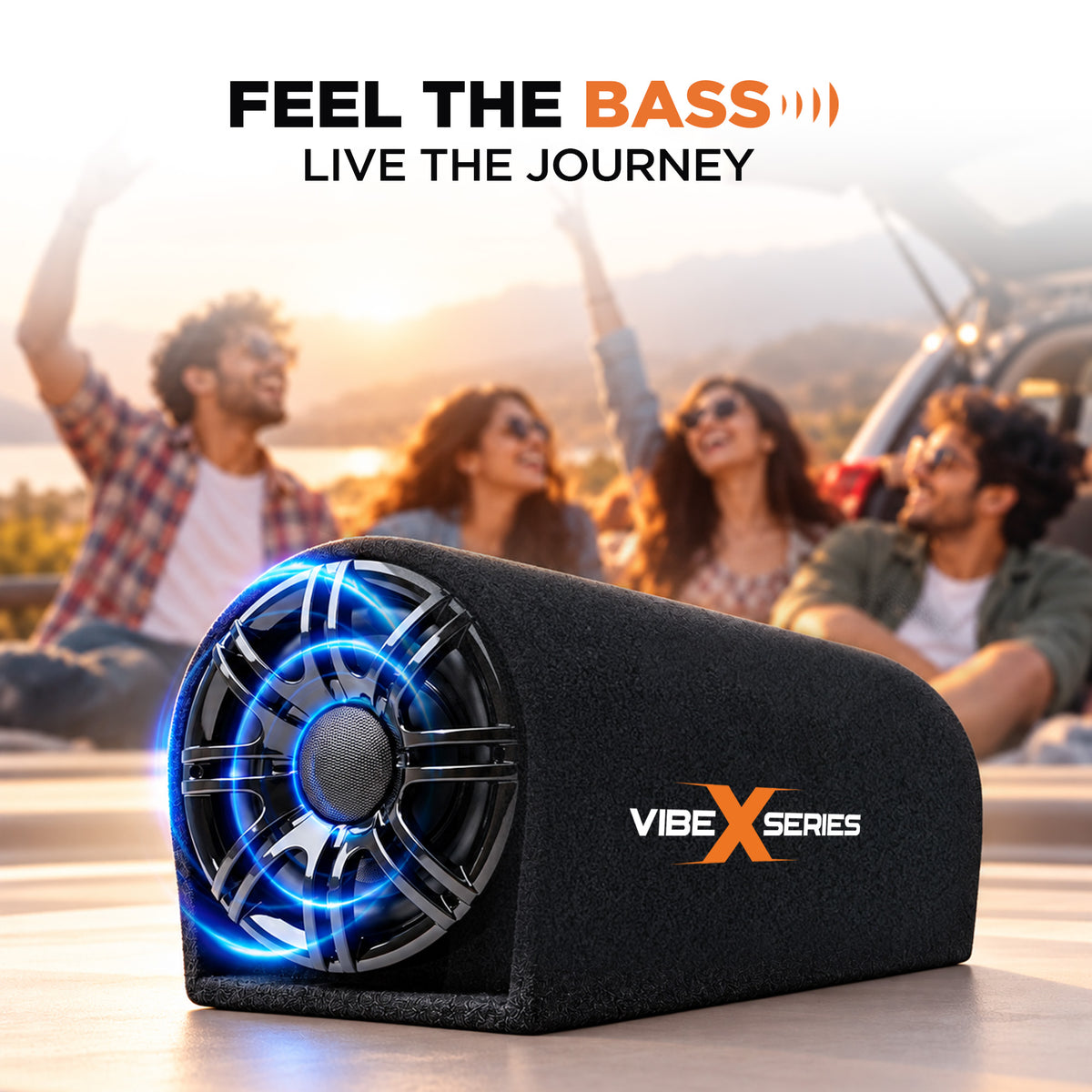 Vibe X 20.32 cm (8") D-Shape Active Bass Tube | VXBT‑8D — feature 5