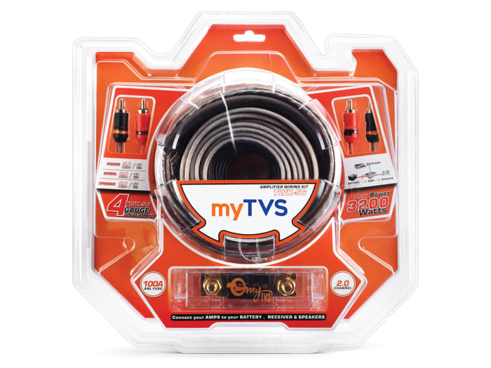 4-Gauge Amplifier Wiring Kit | TWK‑56‑4G