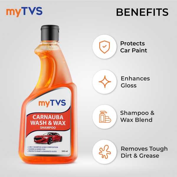 Wash & Wax Car Shampoo 500ml | CC‑CWS1