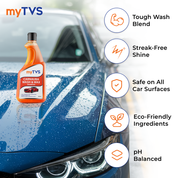 Wash & Wax Car Shampoo 500ml | CC‑CWS1
