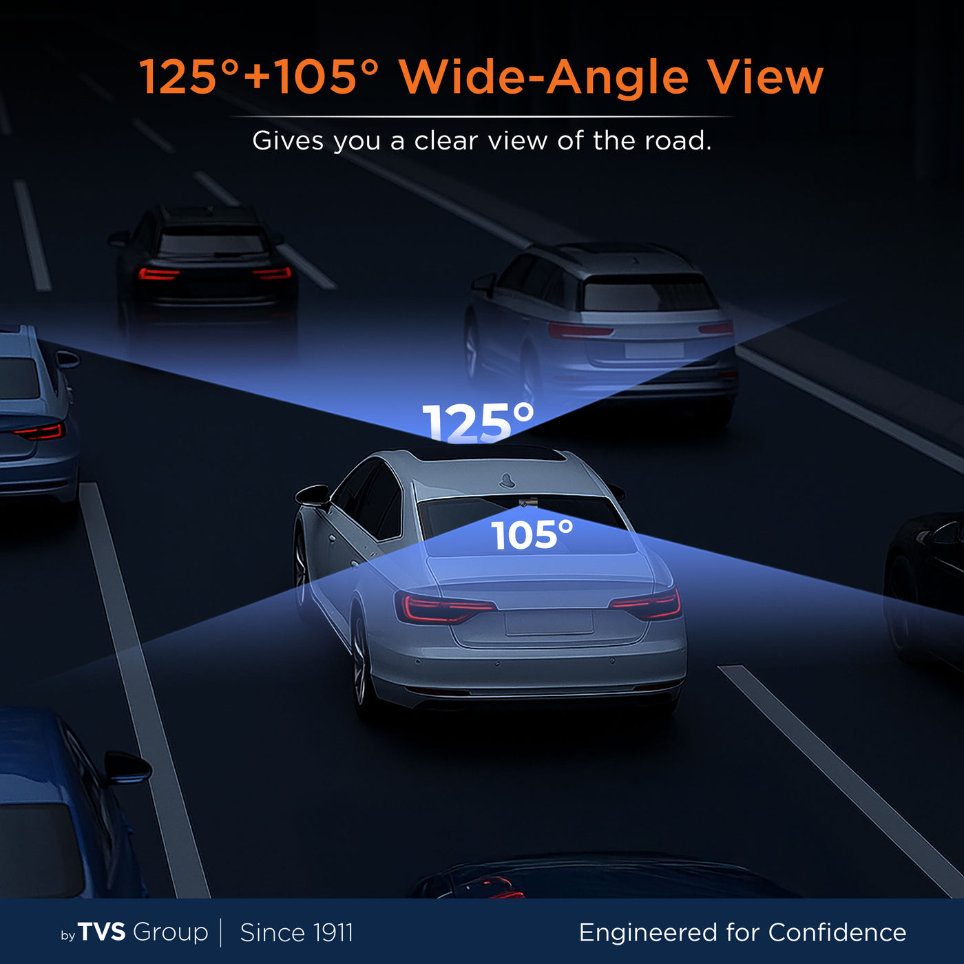 4K Front & Rear Dashcam | DVR‑04 — feature 4