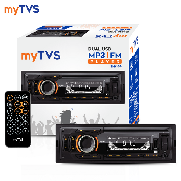 Single-DIN Car MP3 Stereo | TMP‑54