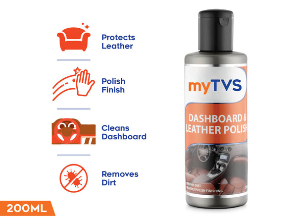 myTVS Car Care Combo Multi-Purpose Interior Cleaner 500ml & Car Dashboard Polish 200ml | CC-MIC1_CC-DLP1