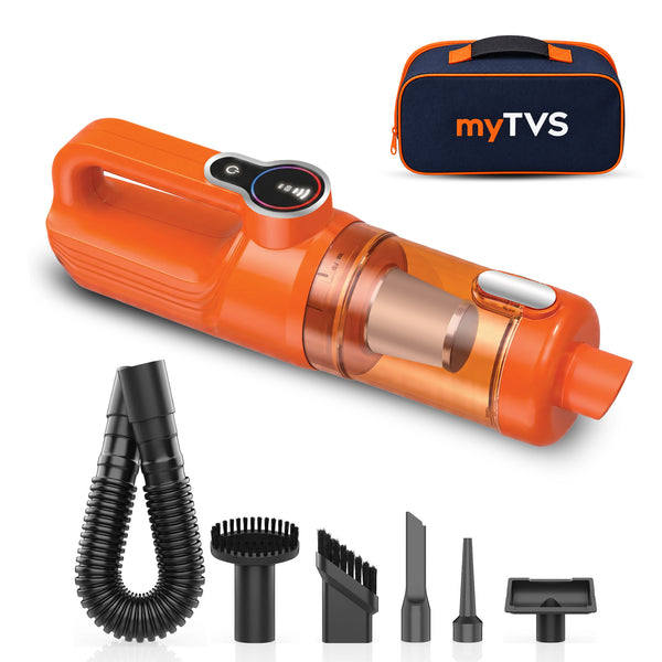 myTVS Pull Ultra Wireless & Wired Vacuum Cleaner WV-1 with accessories and carry bag