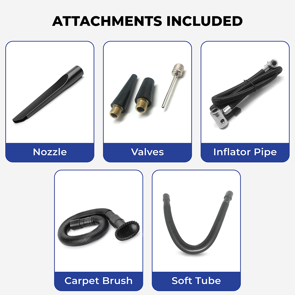 TI-8 3-in-1 Vacuum Cleaner and Tyre Inflator