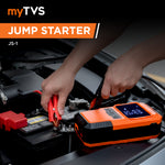 Load image into Gallery viewer, JS-1 Compact 3-in-1 Jump starter FOR CAR with Tyre Inflator & Power Bank