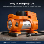Load image into Gallery viewer, myTVS TI-9 Air Thunder | Analog Heavy Duty Tyre Inflator for Car 150 Psi