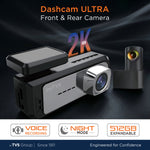 Load image into Gallery viewer, DVR-02 Dash Cam Ultra Front & Rear DVR with Wi-Fi