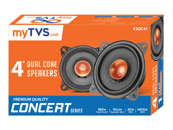 4-Inch Dual-Cone Car Speakers | CSDC41
