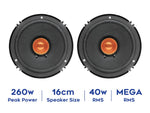 Load image into Gallery viewer, myTVS CSDC61 6inch Dual Cone Car Speaker