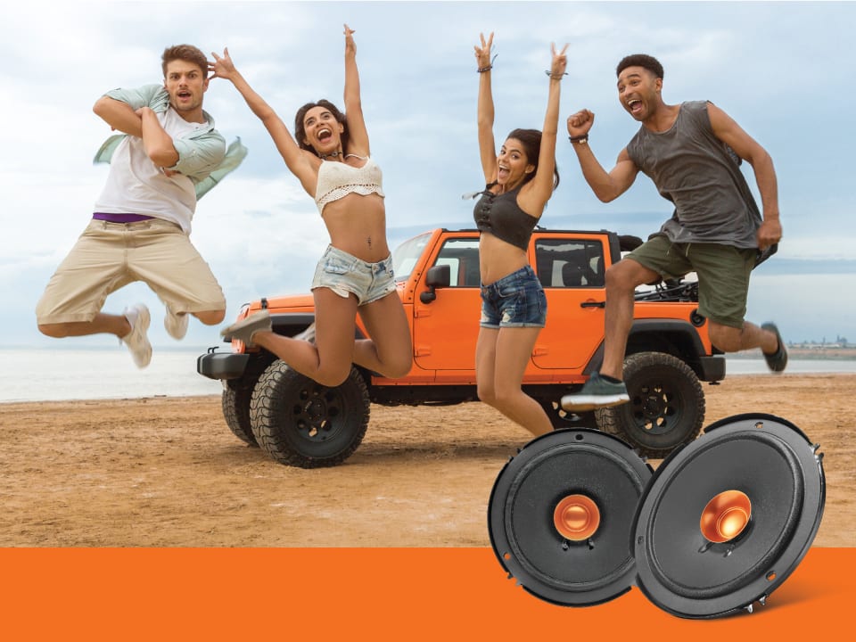 myTVS CSDC61 6inch Dual Cone Car Speaker