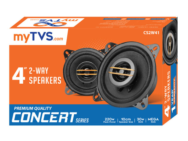 4-Inch 2-Way Car Speakers | CS2W41