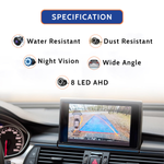 Load image into Gallery viewer, RC-71 AHD Reverse 8 LED Camera