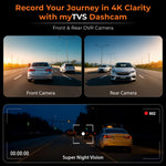 Load image into Gallery viewer, DVR-04 Dashcam Pro Plus 4K Front Rear DVR with Wi-Fi
