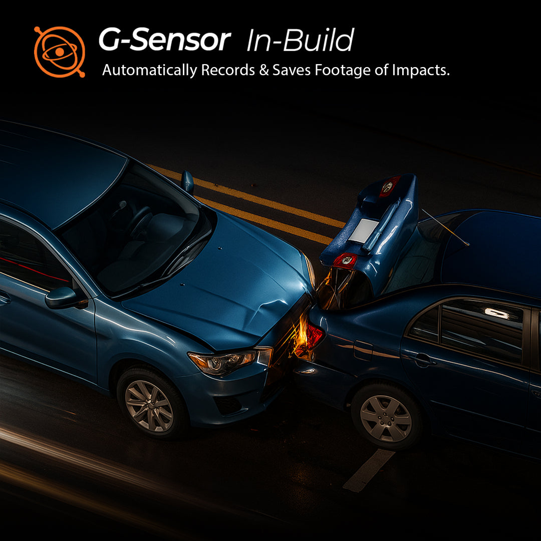 DVR-04 Dashcam Pro Plus 4K Front Rear DVR with Wi-Fi