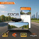 Load image into Gallery viewer, DVR-04 Dashcam Pro Plus 4K Front Rear DVR with Wi-Fi