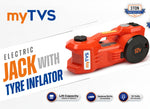 Load image into Gallery viewer, TJ-66 myTVS Electronic 3-Ton Car Jack with Tyre Inflator
