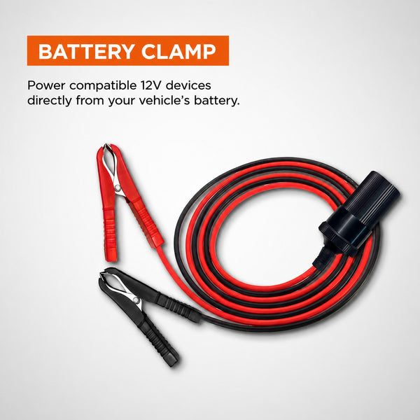 Battery Clamp - Power compatible 12V devices directly from your vehicle's battery