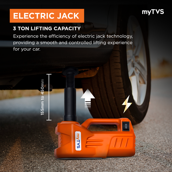 3-Ton Electric Car Jack | TJ‑65