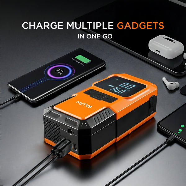 Jump-n-Pump 3-in-1 Jump Starter & Inflator | JS‑1