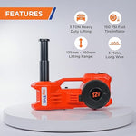 Load image into Gallery viewer, TJ-66 myTVS Electronic 3-Ton Car Jack with Tyre Inflator