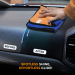 Load image into Gallery viewer, myTVS Car Care Combo Multi-Purpose Interior Cleaner 500ml with 800 GSM Microfiber Cleaning Cloth 40x40cm | CC-MIC1_MC-1