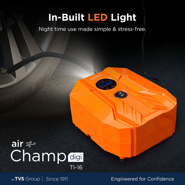 air-Champ Digi Auto-Stop Tyre Inflator | TI‑16