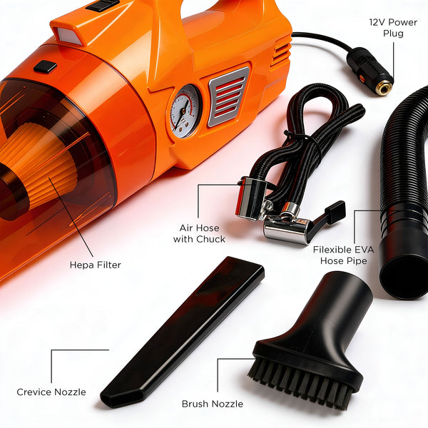 air-Dual Pro 2-in-1 Vacuum & Tyre Inflator | TI‑8