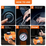 Load image into Gallery viewer, myTVS TI-9 Air Thunder | Analog Heavy Duty Tyre Infltor for Car 150 Psi