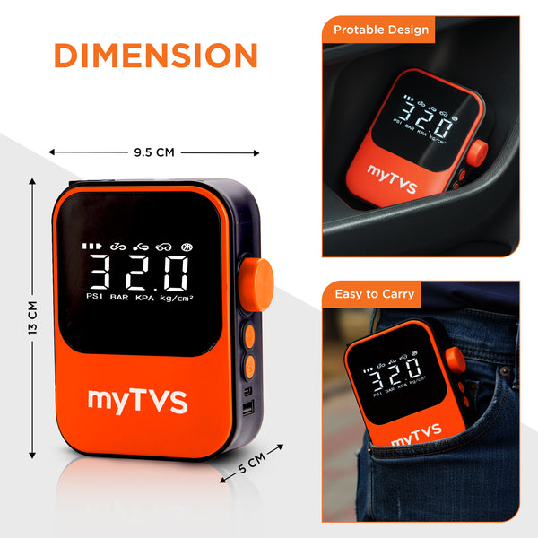 air-Go Wireless Tyre Inflator + Power Bank | WT‑1