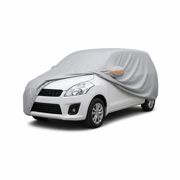 myTVS Waterproof Car Body Cover for Maruti Ertiga (2018+) — fitted on car