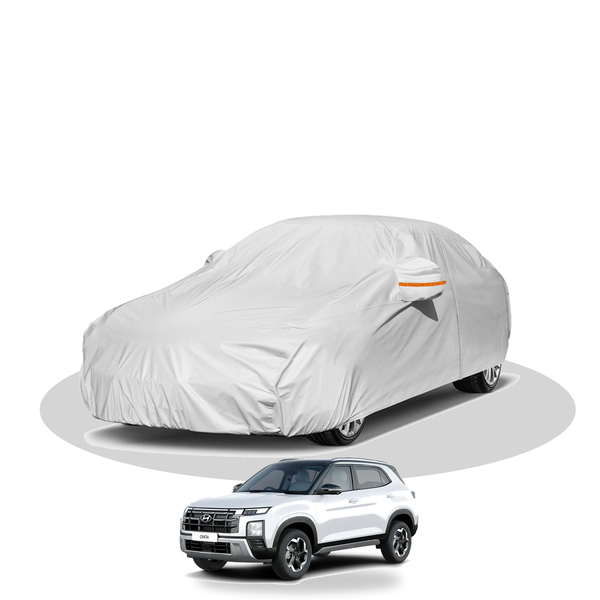 100% Waterproof Car Body Cover for Hyundai Creta - shown fitting the Hyundai Creta