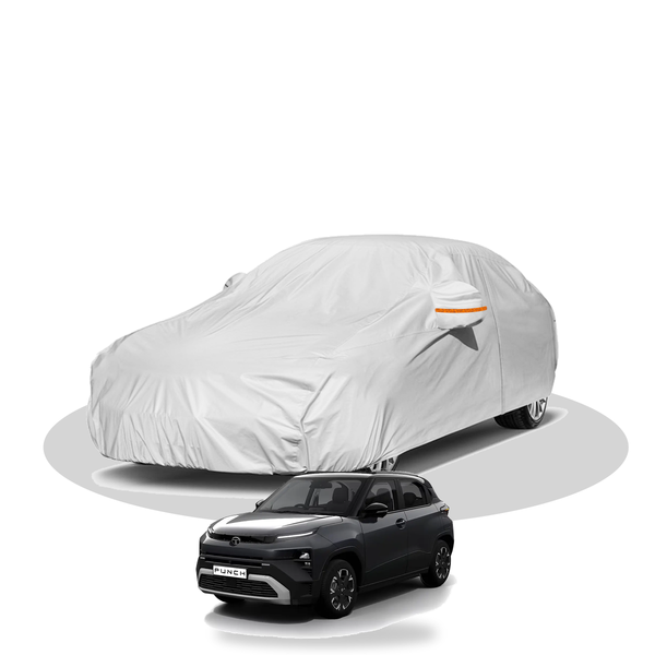 100% Waterproof Car Body Cover for Tata Punch - shown fitting the Tata Punch