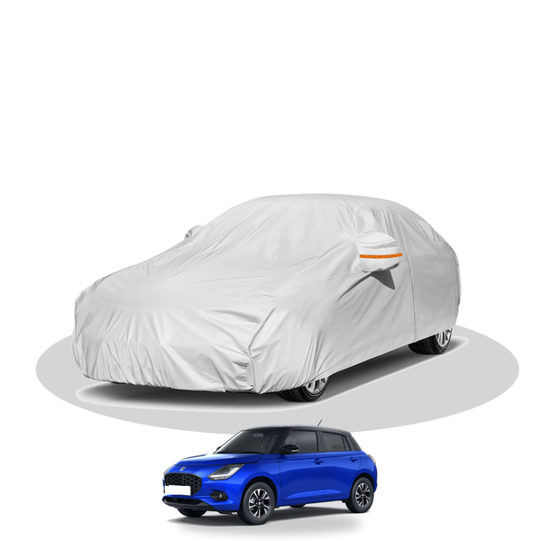 100% Waterproof Car Body Cover for Maruti Swift - shown fitting the Maruti Swift