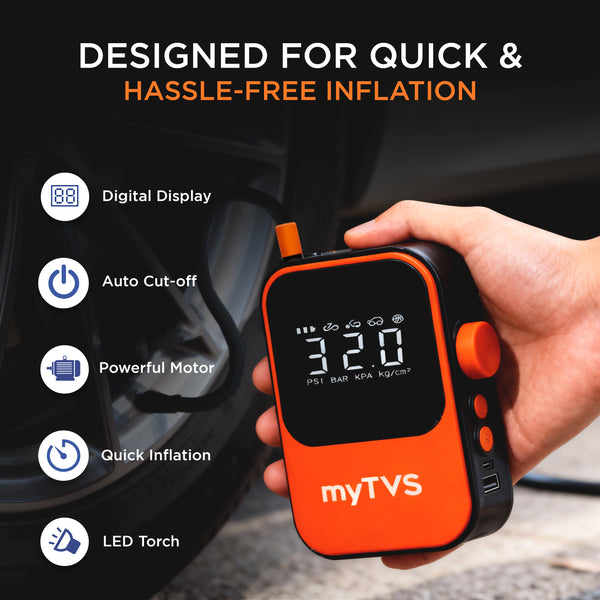 air-Go Wireless Tyre Inflator + Power Bank | WT‑1