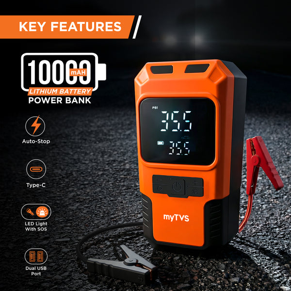Jump-n-Pump 3-in-1 Jump Starter & Inflator | JS‑1