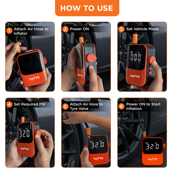 air-Go Wireless Tyre Inflator + Power Bank | WT‑1