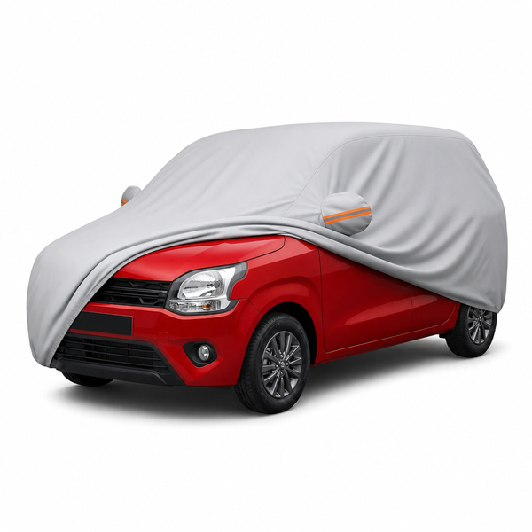 myTVS Waterproof Car Body Cover for Maruti WagonR — fitted on car