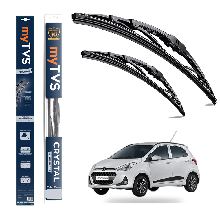 Frameless Wiper Blades for Hyundai i10 Grand (22 x 16)