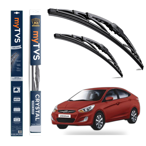 myTVS Metal Wiper Blades for Hyundai Verna Fluidic