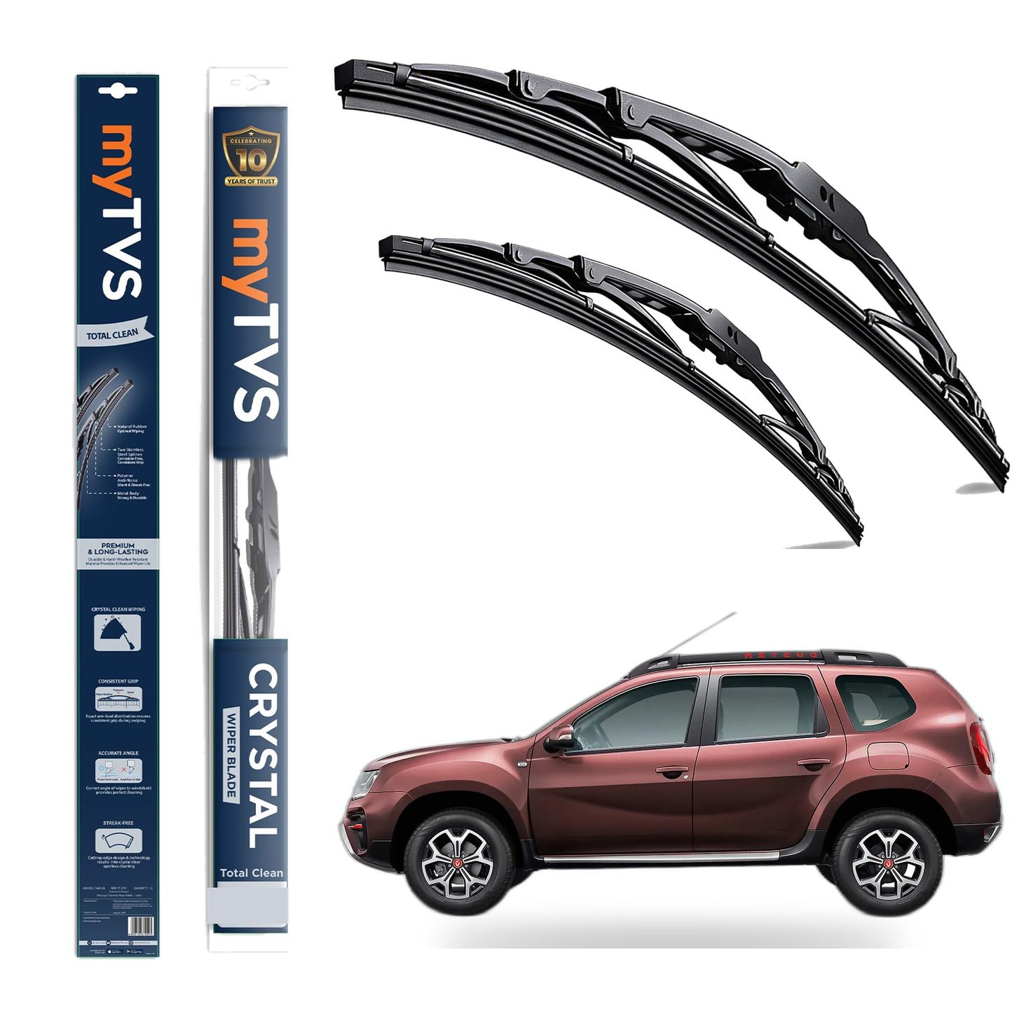 Frameless Wiper Blades for Renualt Duster (20 x 20) — image 2