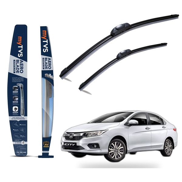 myTVS Frameless Wiper Blades for Honda City 2017