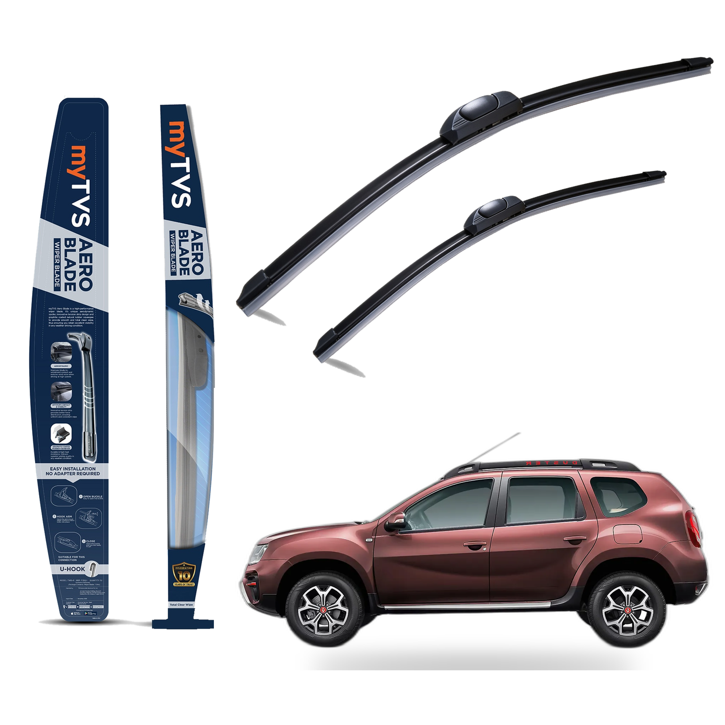 Frameless Wiper Blades for Renualt Duster (20 x 20) — image 1