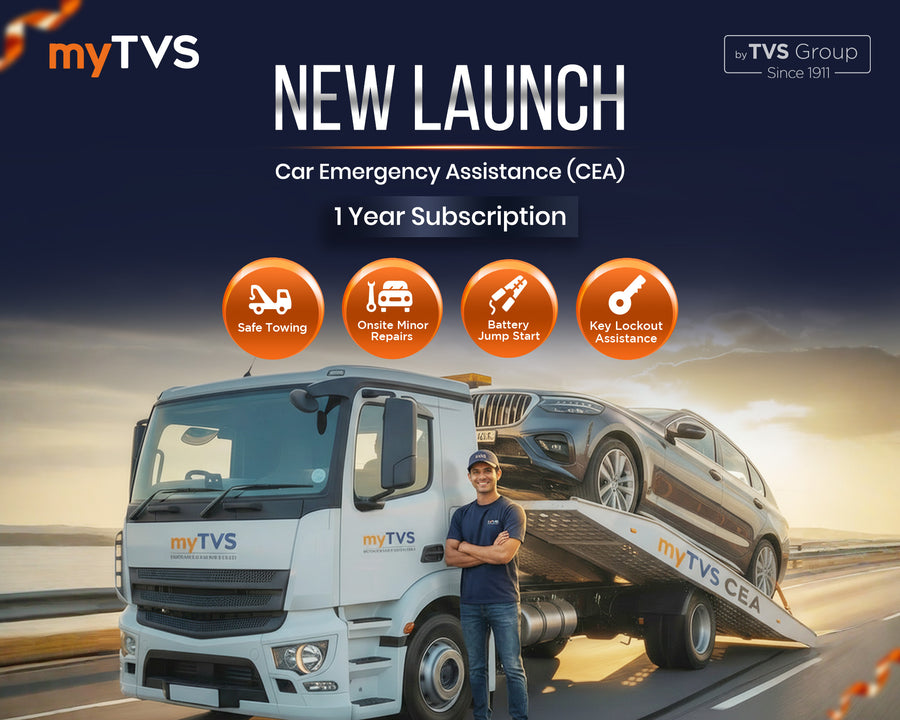 myTVS car emergency assistance service