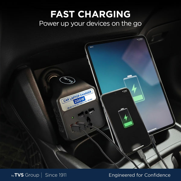 myTVS Car Laptop Charger USB-A (TLC-28A)
