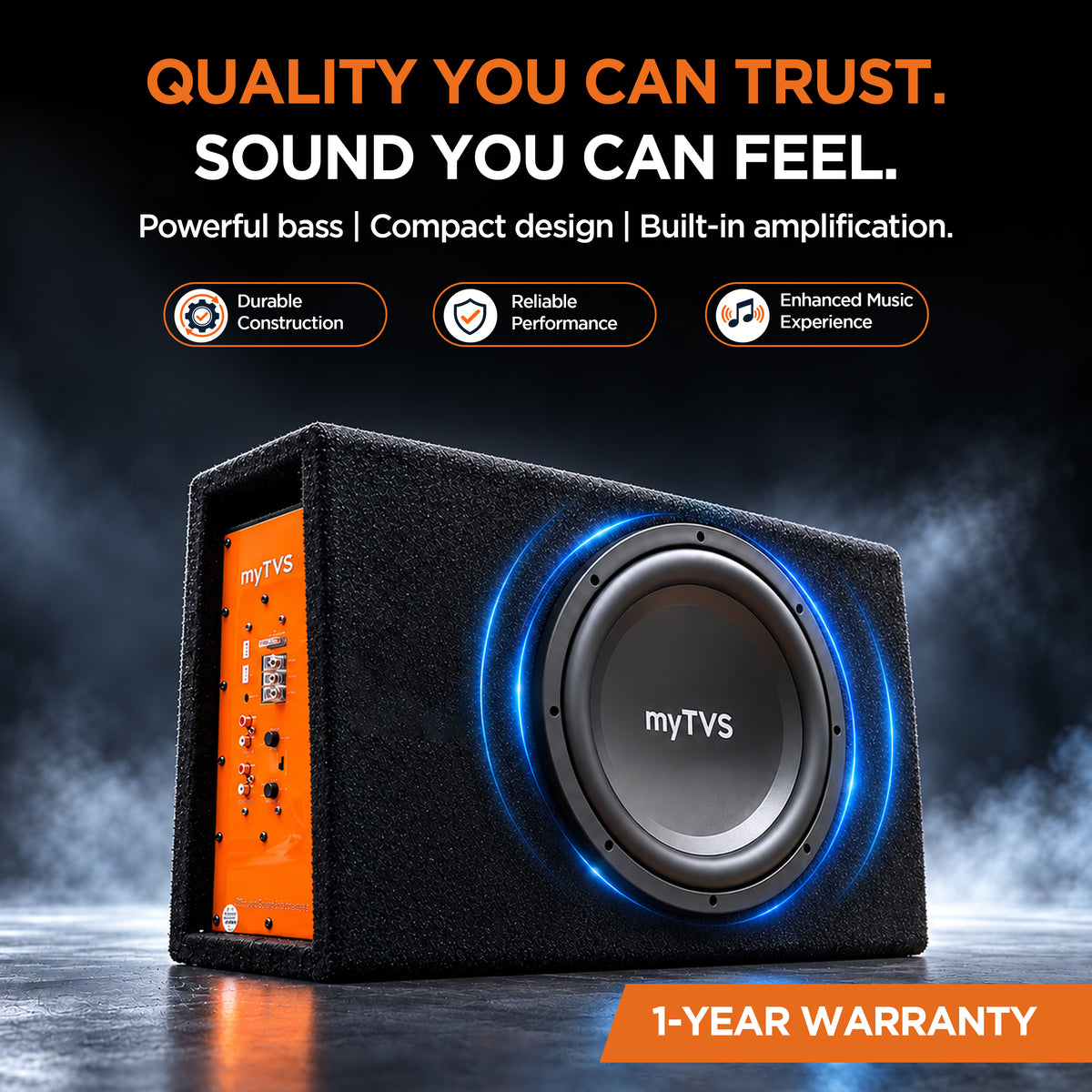 Vibe X 25.4 cm (10") Slim Active Enclosure | VXSE‑10 — feature 4