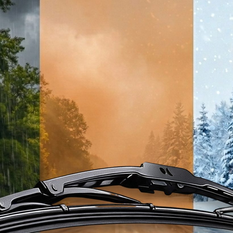 All-weather crystal wiper performance