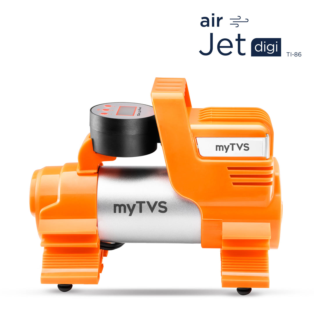 myTVS TI-86 Air Jet Digi | Digital Heavy-Duty Tyre Inflator