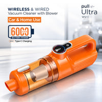 myTVS Pull Ultra Wireless & Wired Vacuum Cleaner WV-1 – 6000mAh battery, Type-C charging, car & home use
