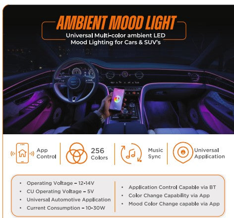 myTVS Car Ambient Light T10
